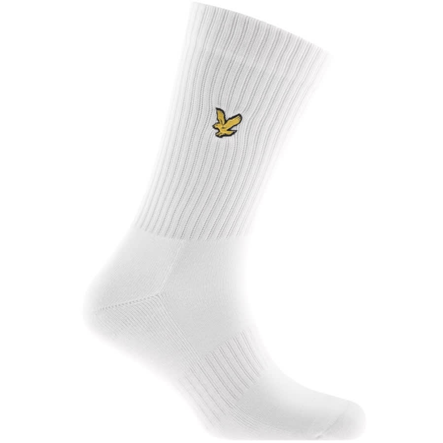 Alternative Image for ProductLyle And Scott Hamilton Three Pack Socks White2